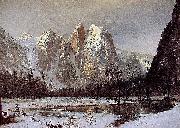 Albert Bierstadt Cathedral Rock, Yosemite Valley, California oil